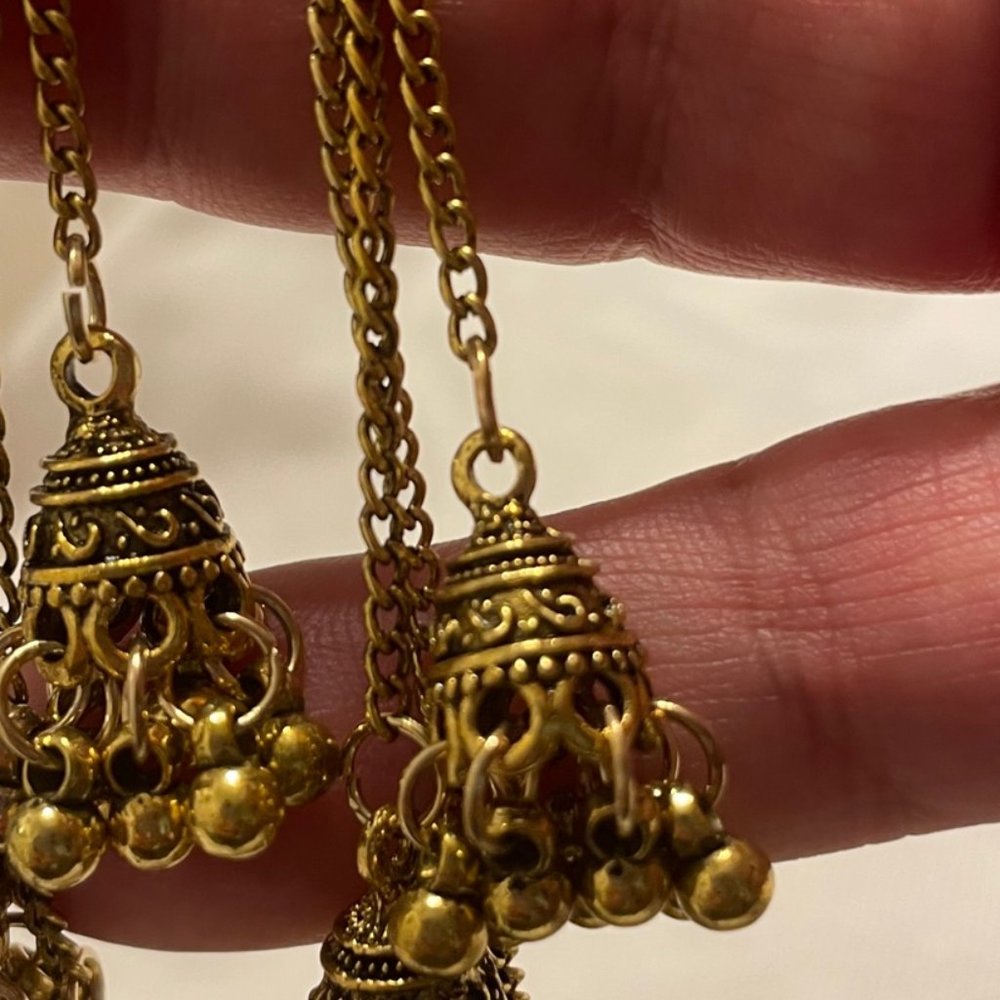Gorgeous Bell Drop Earrings - Picture 3 of 4